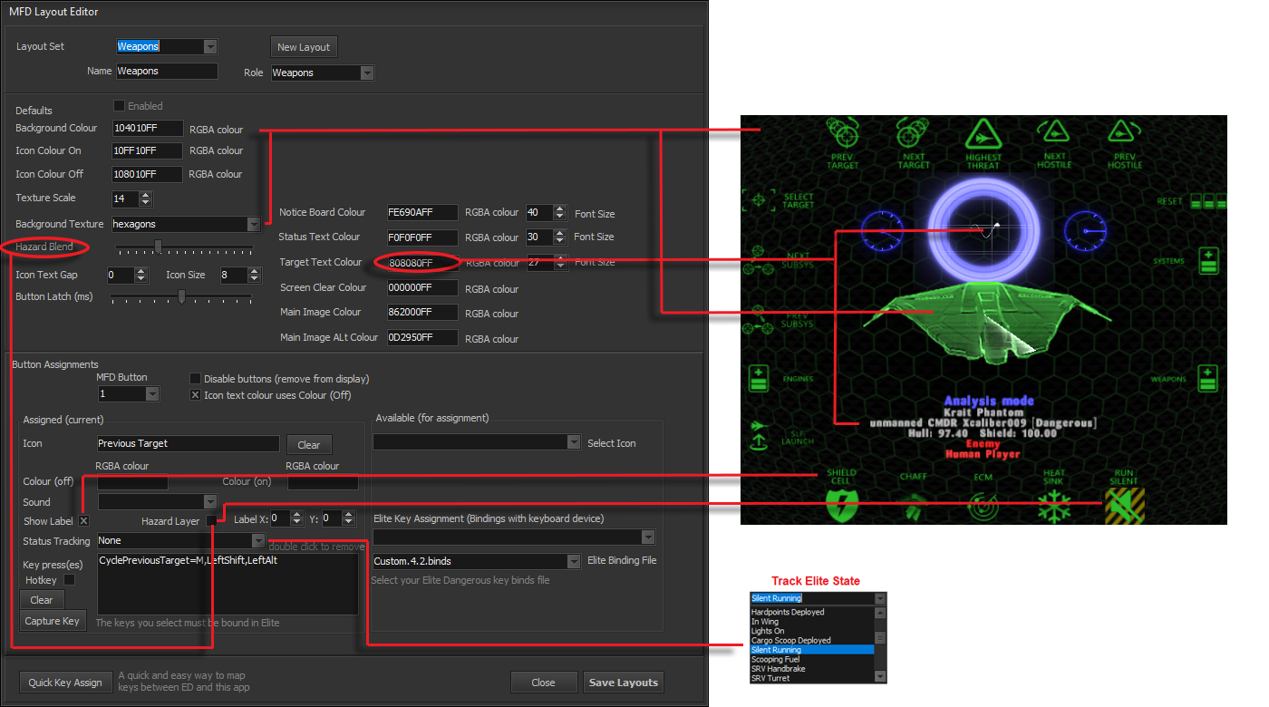 Cougar Display - weapons